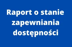 Raport o stanie zapewniania dostępności