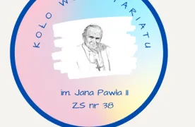 Logo Szkolnego Koła Wolontariatu im. Jana Pawła II w ZSS38